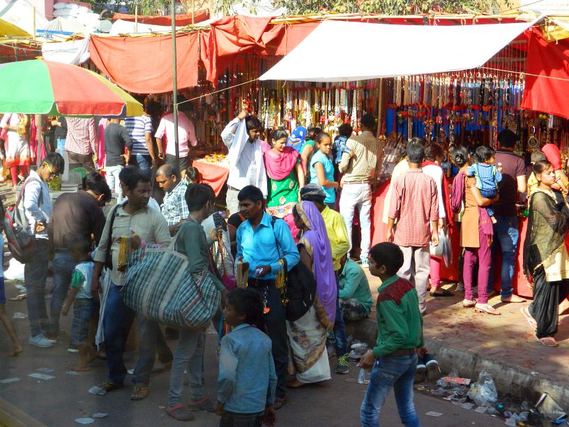 India, Dillí, trh - India, Delhi, market 2017